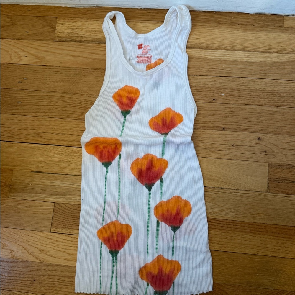 Lazy Oaf Happy Happy Flowers tank